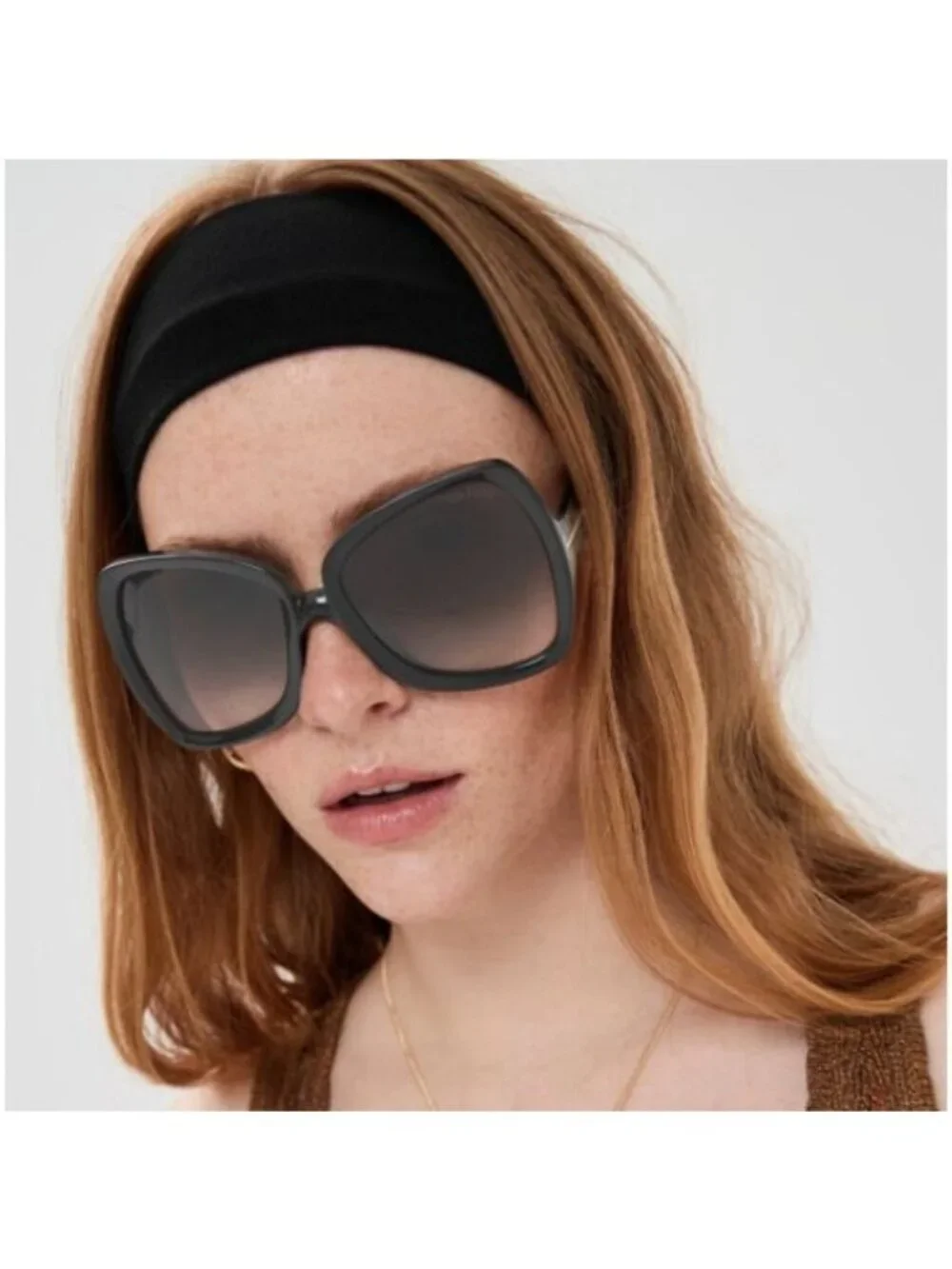 Tom Ford Jerry FT1222 52F Sunglasses Havana Butterfly Frame, Brown Lenses